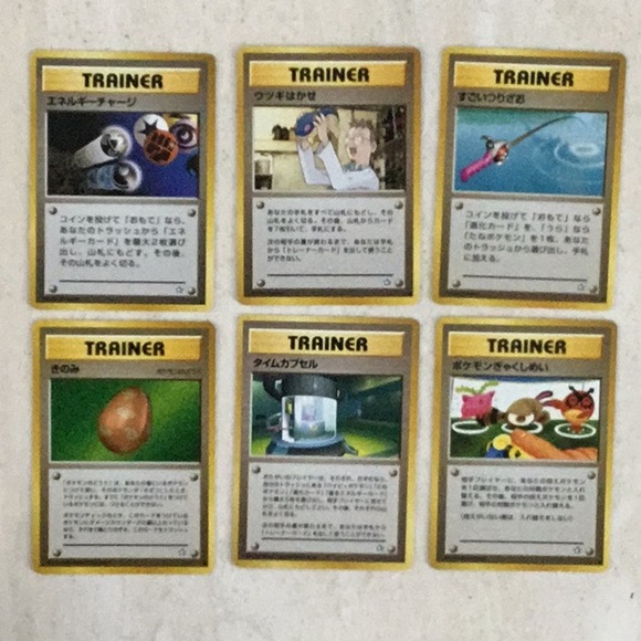 Pokemon Neo Genesis Japanese Trainer Cards Lot Of 6 Card Assorted 2000 - Picture 2 of 16